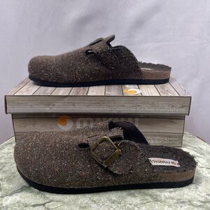 Makalu Wool Mules 9.5 Daria Brown Hippie Slip-on Shoes CA Normcore Preppy Boho